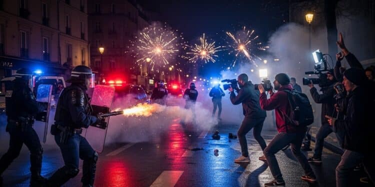 Chaos à Paris : Mortiers contre Policiers lors d’un Clip Rap - Viral Mag Découvrez le chaos dans le 12e arrondissement de Paris policiers visés par des mortiers lors dun tournage de clip rap 11 interpellations dont 6 mineurs Analyse complète des faits et implications sécuritaires Viral Mag