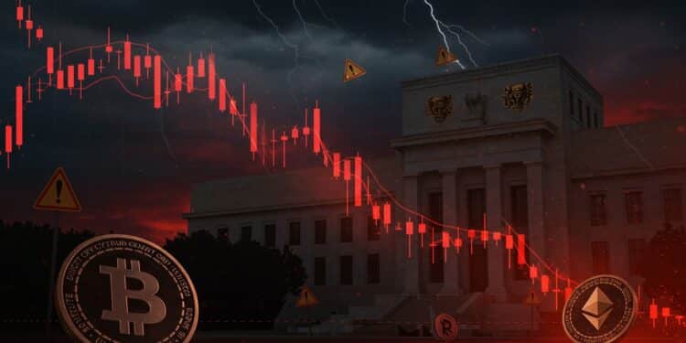 Chute Brutale du Marché Crypto Face aux Avertissements Fed - Viral Mag Le marché crypto seffondre suite aux mises en garde de la Fed sur linflation et les taux Bitcoin frôle les 100 000 $ altcoins en déroute Analyse complète et perspectives   Viral Mag