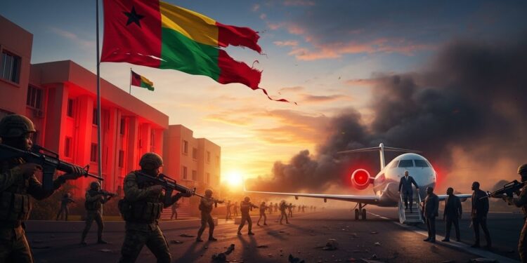 Le président bissau guinéen Umaro Sissoco Embalo renversé par une junte militaire sest réfugié à Brazzaville Tensions violentes à Bissau siège du PAIGC envahi et élections suspendues dans un pays habitué aux putschs   Viral Mag