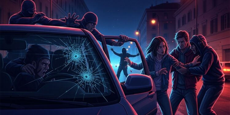 Découvrez les détails glaçants dune agression nocturne à Rome où trois assaillants ont enlevé une jeune femme de 18 ans dun véhicule la violant sous les yeux de son compagnon Un fait divers qui interpelle sur la sécurité urbaine   Viral Mag