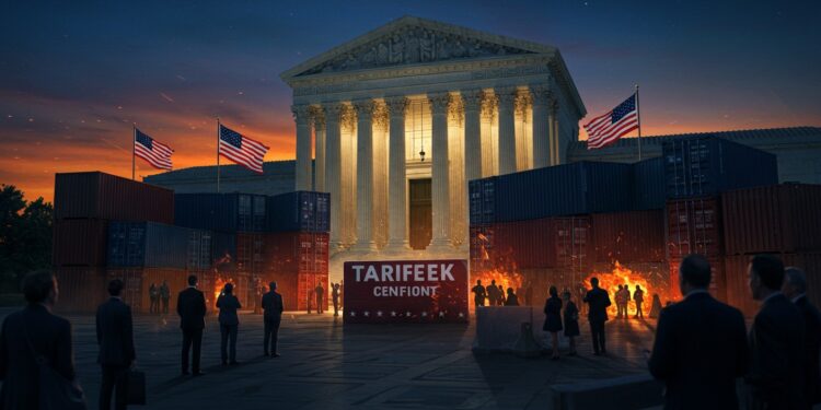 La Cour suprême scrute les droits de douane massifs de Trump invoquant lurgence économique Impacts sur entreprises et consommateurs  une bataille juridique qui pourrait redéfinir le pouvoir présidentiel et léconomie américaine   Viral Mag