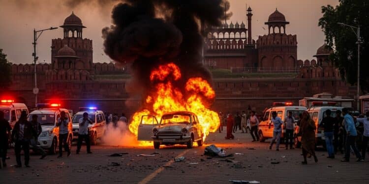 Découvrez le bilan tragique de lexplosion dune voiture à New Delhi  12 morts 30 blessés Un complot terroriste  Enquête en cours par la NIA Détails exclusifs   Viral Mag