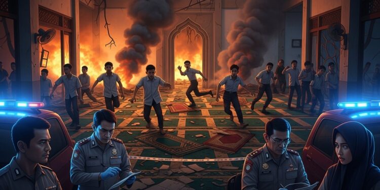 Explosions au Lycée de Jakarta : Suspect Étudiant et 96 Blessés - Viral Mag Découvrez les détails des explosions survenues dans la mosquée dun lycée de Jakarta impliquant un étudiant suspect et près de 100 blessés Enquête en cours sur les mobiles et les complices potentiels Viral Mag