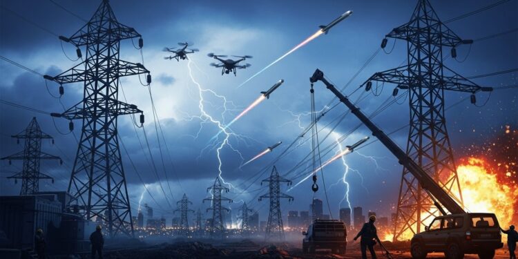 Frappes Russes sur Réseau Électrique Ukrainien : Crise Imminente - Viral Mag Découvrez les impacts dévastateurs des attaques russes sur les infrastructures énergétiques ukrainiennes avec des milliers sans électricité et des ripostes ukrainiennes en Russie Un hiver sombre se profile Viral Mag