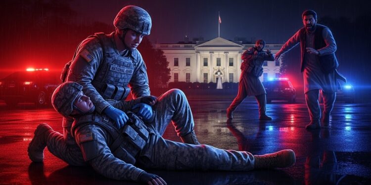 Fusillade à Washington : Un Ex-Allié Afghan Devient Suspect Terroriste - Viral Mag Décryptage complet de lattaque près de la Maison Blanche qui est Rahmanullah Lakanwal ex soldat afghan arrivé via lopération Allies Welcome Réactions politiques et suspension massive des dossiers afghans Viral Mag