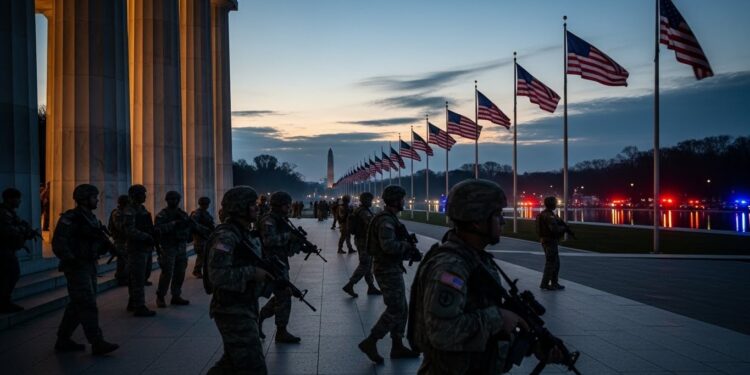 Attaque contre deux soldats 2 000 gardes nationaux déployés malgré linterdiction dune juge  la bataille entre Trump et la mairie démocrate de Washington atteint un nouveau sommet de tension   Viral Mag