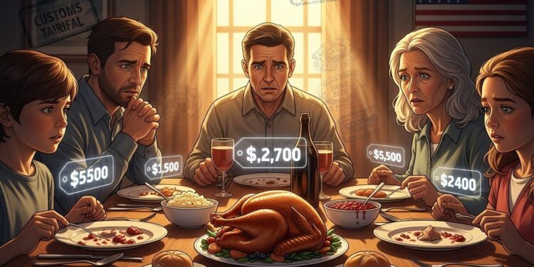 Hausse des Prix Alimentaires : Thanksgiving Menacé aux USA - Viral Mag Droits de douane pénurie de main dœuvre dindes à +40 Les Américains sinquiètent pour leur repas de Thanksgiving Découvrez pourquoi les fêtes risquent de coûter plus cher cette année Viral Mag