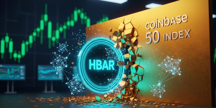 HBAR fait son grand retour dans le Coinbase 50 Index  Prix en hausse volumes records et exposition massive via ETF Découvrez pourquoi Hedera redevient incontournable en 2025   Viral Mag