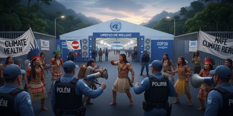 Découvrez les heurts rares entre manifestants indigènes et sécurité à la COP30 de Belém Un incident qui révèle les tensions sur les voix autochtones ignorées lors du sommet climat   Viral Mag