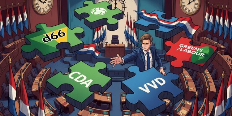 Découvrez les tensions politiques aux Pays Bas où la formation dun nouveau gouvernement stagne après la victoire de Rob Jetten Analyse des coalitions possibles et défis pour une majorité stable   Viral Mag