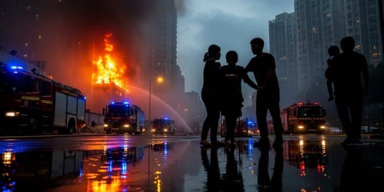 Dévastation à Tai Po  un terrible incendie a fait au moins 75 morts et des centaines de blessés Familles en larmes identification douloureuse des victimes hommage à un pompier héros Le récit bouleversant dune tragédie qui secoue Hong Kong   Viral Mag