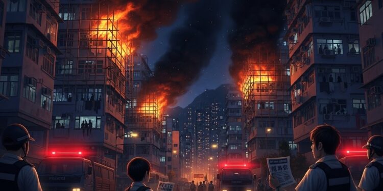 Incendie de Hong Kong : Un Étudiant Arrêté pour Avoir Réclamé Justice - Viral Mag À Hong Kong un terrible incendie a fait 146 morts Un étudiant qui réclamait une enquête indépendante a été arrêté pour sédition Retour sur un drame qui révèle les failles du système et la répression grandissante Viral Mag