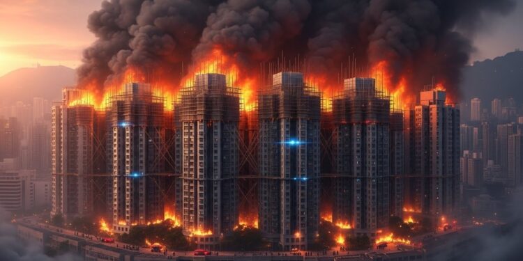 Incendie Géant à Hong Kong : 44 Morts et une Ville en Choc - Viral Mag Découvrez tout sur le terrible incendie qui ravage Hong Kong depuis mercredi 44 morts centaines de disparus tours en flammes et questions sur la sécurité des immeubles Viral Mag