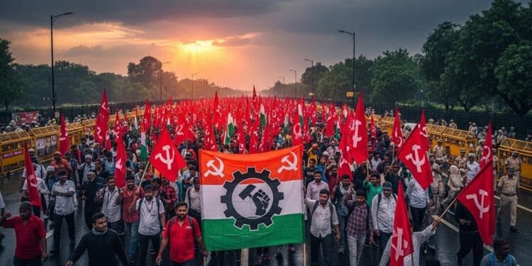 Des milliers dIndiens manifestent contre les nouveaux codes du travail accusés de favoriser les licenciements et de limiter le droit de grève Décryptage complet dune réforme explosive sous Narendra Modi   Viral Mag