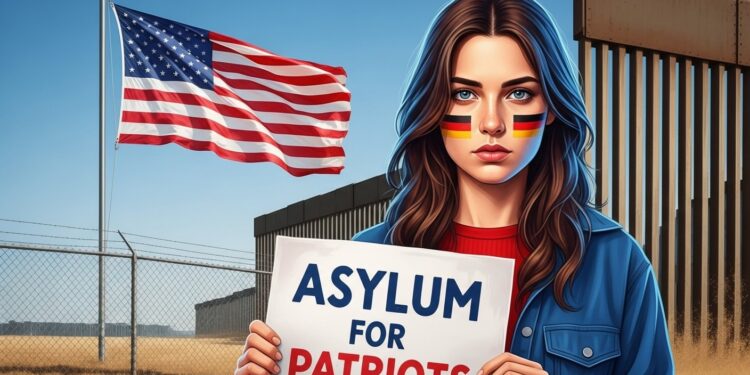 Influenceuse Pro-AfD Demande Asile aux USA : Persécution Conservatrice - Viral Mag Naomi Seibt figure montante de la droite allemande fuit vers les États Unis pour asile politique dénonçant la censure et la traque des patriotes Une affaire qui révèle les tensions idéologiques en Europe Viral Mag