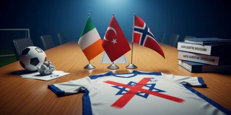 La fédération irlandaise exige la suspension immédiate dIsraël des compétitions UEFA post cessez le feu Gaza Une motion inédite relance le débat sur sanctions sportives   Viral Mag