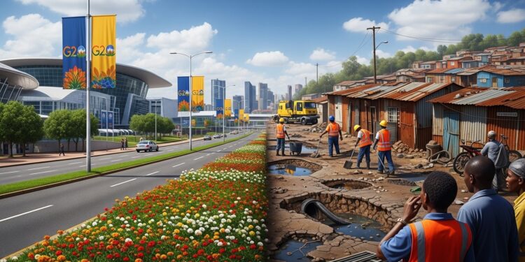 Johannesburg Se Fait Belle Pour Le G20 - Viral Mag Découvrez comment Johannesburg se refait une beauté pour le G20 malgré la frustration des habitants face à des années de négligence Un sommet qui révèle les contrastes de la ville Viral Mag