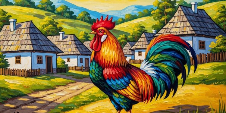 Découvrez lart naïf serbe de Kovačica classé UNESCO en 2024 Coqs multicolores vie slovaque et couleurs explosives  plongée dans un patrimoine unique qui résiste au temps   Viral Mag