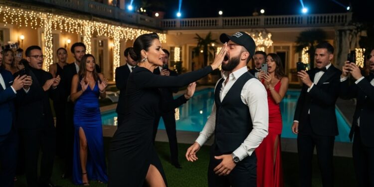 À lanniversaire de Danaé Magali Berdah a violemment giflé Bastos devant tout le monde Une claque retentissante des invités choqués et une polémique qui enflamme les réseaux Que sest il vraiment passé    Viral Mag