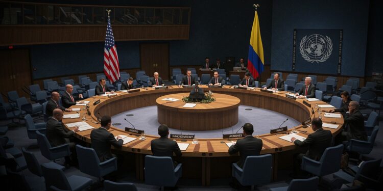 Mandat ONU Colombie Restreint Sous Pression US - Viral Mag Découvrez comment les États Unis ont influencé le Conseil de sécurité pour limiter le mandat de la mission ONU en Colombie face aux politiques de Gustavo Petro   Viral Mag