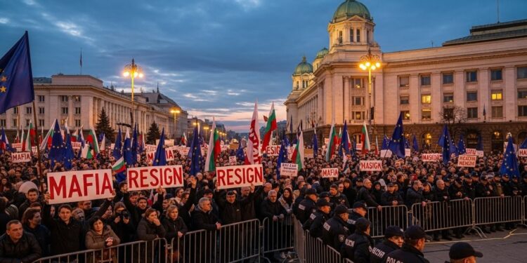 Découvrez pourquoi des milliers de Bulgares ont bloqué le Parlement à Sofia pour dénoncer un budget 2026 accusé de cacher corruption et hausses dimpôts massives avant lentrée dans la zone euro   Viral Mag