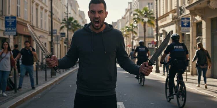 Découvrez lintervention musclée de la police municipale à Marseille face à un migrant clandestin de 23 ans armé de couteaux et proférant des menaces Détails choquants et analyse complète de cet incident sécuritaire   Viral Mag