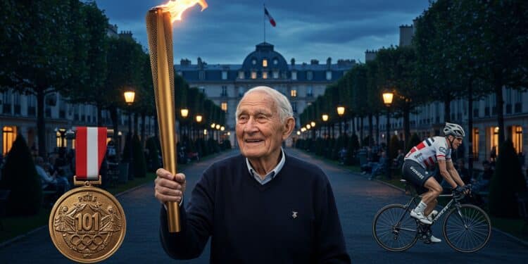 Découvrez lhistoire émouvante de Charles Coste doyen olympique décédé à 101 ans après avoir porté la flamme à Paris 2024 Un legs poignant de passion et transmission   Viral Mag