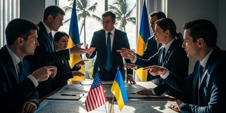 Les pourparlers ukraino américains en Floride sur un plan de paix pour lUkraine avancent avec difficulté Entre pressions et concessions territoriales découvrez les enjeux dun conflit qui fragilise Kiev   Viral Mag