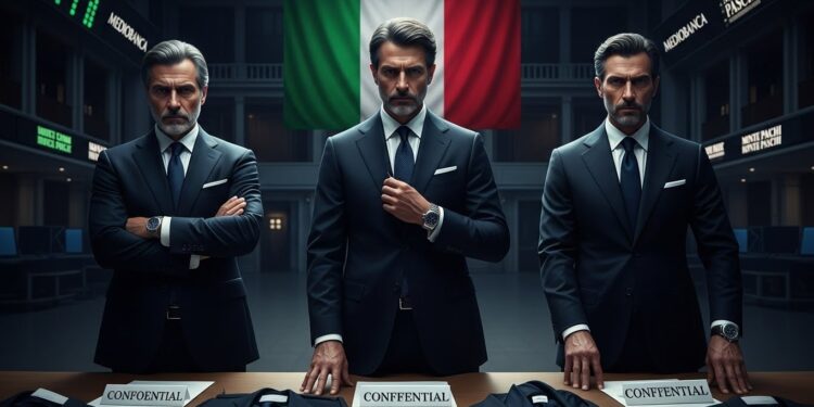 OPA MPS sur Mediobanca : Trois Magnats sous Enquête Judiciaire - Viral Mag Découvrez les dessous explosifs de lOPA de Monte dei Paschi sur Mediobanca Caltagirone Milleri et Lovaglio accusés de pacte secret et manipulation de marché Viral Mag