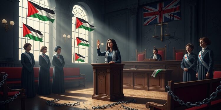 Découvrez pourquoi linterdiction de Palestine Action groupe propalestinien suscite un tollé au Royaume Uni Un procès historique qui interroge la liberté dexpression et les limites du terrorisme   Viral Mag