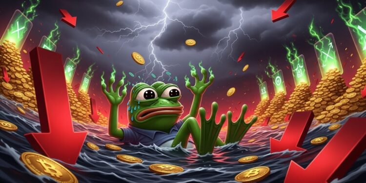 Découvrez pourquoi le prix de Pepe Coin chute de 83 cette année avec 74 trillions de tokens affluant vers les exchanges Analyse technique et perspectives baissières pour ce meme coin en pleine tourmente   Viral Mag