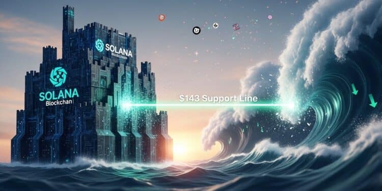 Découvrez comment Solana maintient son support clé à 143$ malgré une baisse multi semaines Analyse technique perspectives haussières et risques de breakdown pour les investisseurs en crypto   Viral Mag