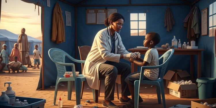 Soudan : Médecins Déplacés Sauvent des Vies dans l’Exode - Viral Mag Déplacés du Darfour médecins et soignants fuient les combats mais continuent de soigner dans des camps de fortune Un témoignage poignant sur la guerre qui détruit le système de santé soudanais Viral Mag