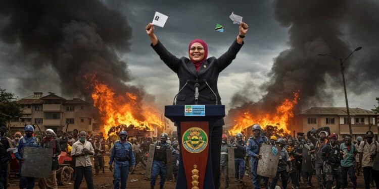 Tanzanie : Victoire Écrasante et Violences Post-Électorales - Viral Mag Découvrez les résultats controversés de lélection en Tanzanie  Samia Suluhu Hassan réélue avec 9766 des voix au milieu de violences meurtrières et dappels à lenquête internationale   Viral Mag