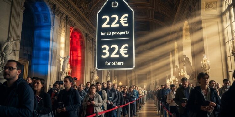 Tarifs Différenciés au Louvre et Versailles : Le Choc de 2026 - Viral Mag Dès janvier 2026 Louvre Versailles et Sainte Chapelle font payer plus cher les touristes hors UE Une mesure choc qui rapporte des millions mais pose de vraies questions duniversalité et dimage Viral Mag