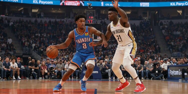 Découvrez lanalyse complète du match Oklahoma City Thunder contre New Orleans Pelicans le 2 novembre 2025 Enjeux formes joueurs clés et prédictions pour ce duel NBA passionnant   Viral Mag