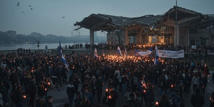 Un An Après Novi Sad : Hommage Et Colère En Serbie - Viral Mag Découvrez comment un effondrement tragique à Novi Sad a mobilisé des milliers de Serbes pour justice et transparence un an après la catastrophe qui a coûté 16 vies   Viral Mag