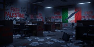 Vandalisme à Turin : Toute l’Italie Défend la Liberté de la Presse - Viral Mag La rédaction dun grand quotidien italien vandalisée par des manifestants pro palestiniens Giorgia Meloni Sergio Mattarella et Elly Schlein condamnent unanimement lattaque Récit et analyse dun choc national Viral Mag