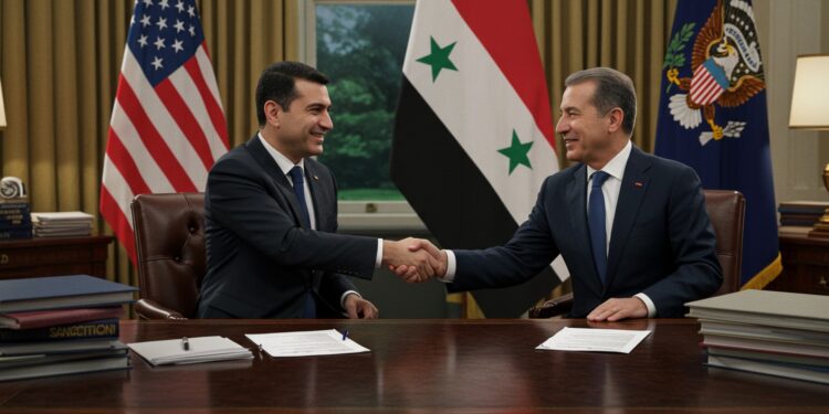 Visite Historique du Président Syrien à Washington - Viral Mag Découvrez les enjeux de la visite dAhmad al Chareh à la Maison Blanche  levée des sanctions reconstruction de la Syrie et lutte antiterroriste Un tournant diplomatique majeur   Viral Mag