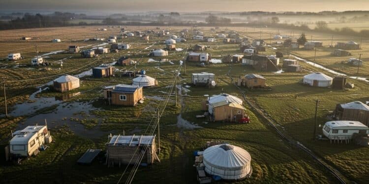 La Cour des comptes alerte sur les nombreuses constructions illégales encore présentes sur lex ZAD de Notre Dame des Landes et le manque criant de contrôle Risques sanitaires pollution raccordements sauvages  le constat est sévère sept ans après labandon du projet daéroport   Viral Mag