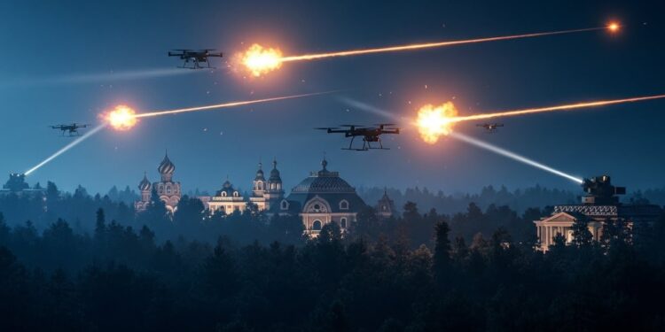 Drones contre la résidence de Poutine  Kiev dément et pointe labsence de preuves Moscou durcit sa position dans les négociations Les pourparlers de paix menacés par cette nouvelle crise   Viral Mag