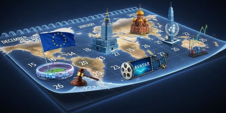 Agenda International Décembre 2025 – Janvier 2026 : Les Événements à Suivre - Viral Mag Découvrez lagenda complet des grands événements mondiaux du 15 décembre 2025 au 14 janvier 2026 politique économie justice sport et culture Tous les rendez vous qui vont marquer la fin dannée et le début 2026 Viral Mag