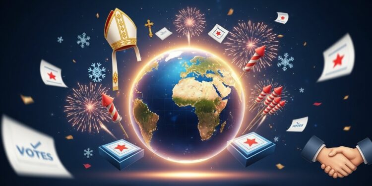Découvrez les grands événements mondiaux du 25 décembre 2025 au 2 janvier 2026  Noël papal élections cruciales rencontres diplomatiques et fêtes du Nouvel An   Viral Mag