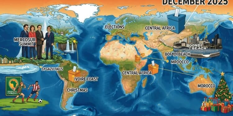 Découvrez les grands rendez vous mondiaux de fin décembre 2025  sommets diplomatiques élections cruciales sports et Noël dans un contexte géopolitique tendu et festif   Viral Mag