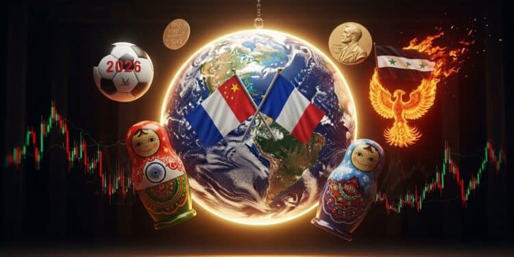 Agenda Mondial Explosif : Les 7 Jours Qui Vont Tout Changer - Viral Mag Découvrez les événements qui marqueront la planète du 5 au 13 décembre 2025 tirage au sort Mondial 2026 Macron à Pékin Poutine à Delhi anniversaire de la chute dAssad Nobel Tout ce quil ne faut pas rater Viral Mag