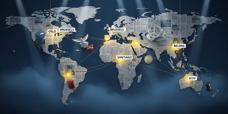 Découvrez les grands rendez vous politiques économiques et culturels qui vont marquer la semaine du 11 au 19 décembre 2025  Nobel de la Paix élections au Chili sommet européen   Viral Mag