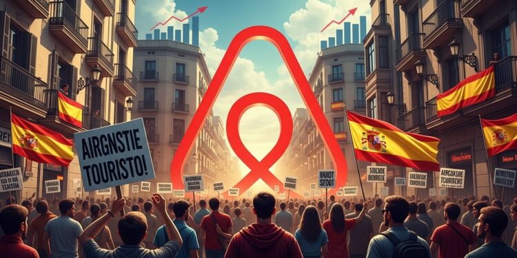 Amende Record De 64 Millions Contre Airbnb En Espagne - Viral Mag LEspagne inflige une amende de plus de 64 millions deuros à Airbnb pour des annonces illégales Découvrez les raisons de cette sanction majeure en pleine crise du logement et ses implications pour le tourisme Viral Mag