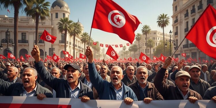 Découvrez comment un millier de Tunisiens ont célébré le 15e anniversaire de la révolution en soutenant Kais Saied malgré les accusations de dérive autoritaire Un rassemblement chargé de symboles   Viral Mag