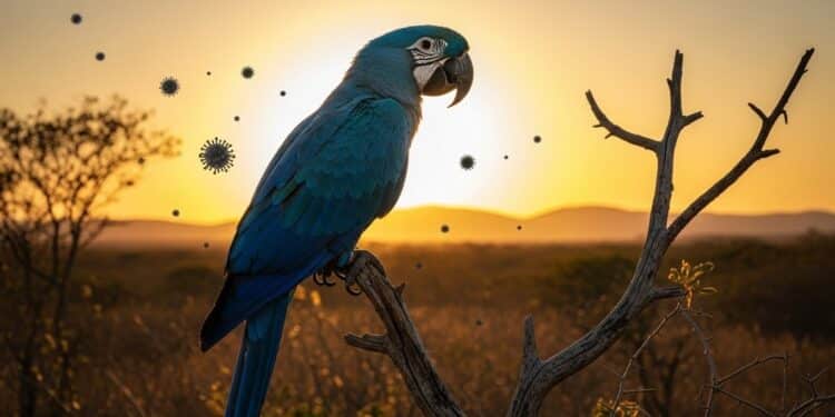 Découvrez laffaire choc qui menace les aras de Spix les perroquets bleus du film Rio Virus perquisitions et conflit entre éleveurs privés et autorités  la survie de lespèce la plus rare au monde est en jeu   Viral Mag