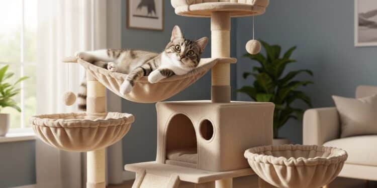 Arbre à Chat Complet à Moins de 40 Euros : Le Bon Plan Irrésistible - Viral Mag Découvrez cet arbre à chat Feandrea complet avec hamac grattoirs et plateformes en promotion à 3999 € sur Amazon Un espace idéal pour le bien être de votre félin à prix mini Viral Mag